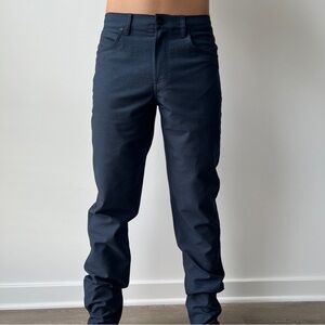 Men's Ministry of Supply Kinetic Pant Slim Navy Size 30 Waist 32 Length